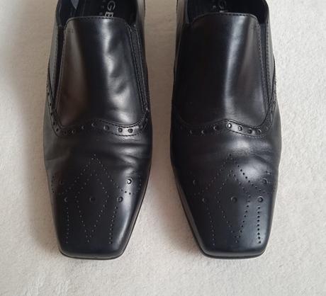 Dámské kožené polobotky geox 40, geox,40
