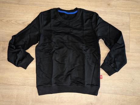 Tenčí černá mikina vel. 140, 140