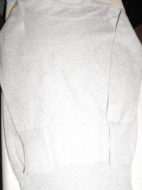 Dlhý sivý pulóver miss e-vie, evie angel,128