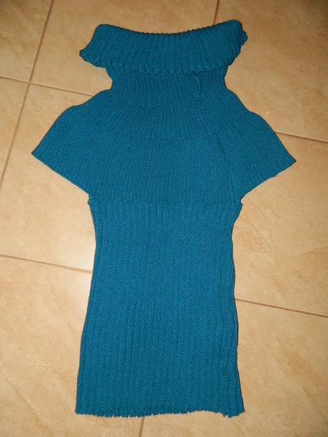 Modrý rolák - krátký rukáv, 38