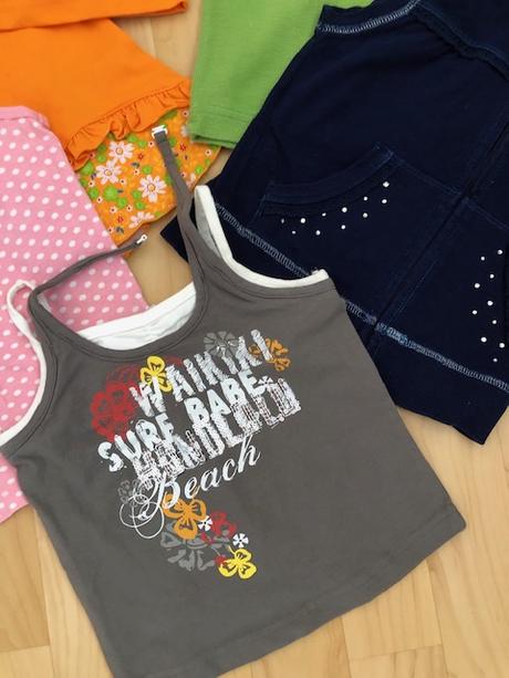 Mix oblečení pro holčičky, 6ks,vel.104, 104–116