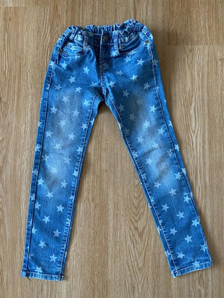 Dívčí set - trika, rifle - 8ks - vel. 134, 122–134