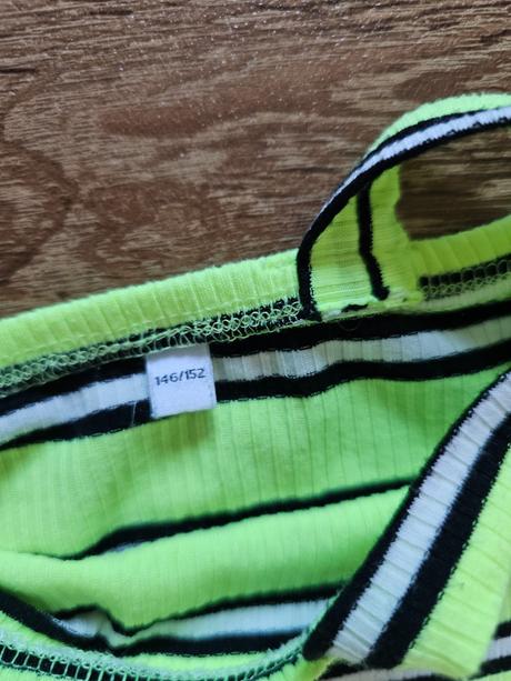 Dívčí cropp neonové triko c&a vel. 146/152, c&a,152