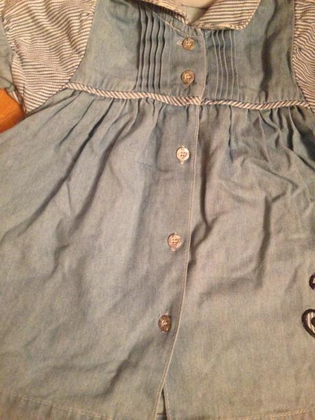 Dívčí šaty medvídek na houpacím koni vel. 74 - 86, 74