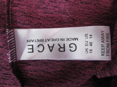 Těhotenské šaty z pleteniny grace, 46