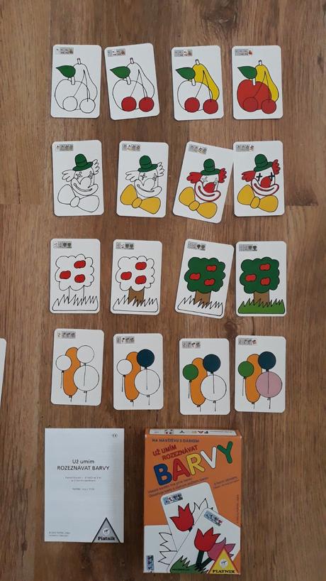 Výuková karetní hra.,