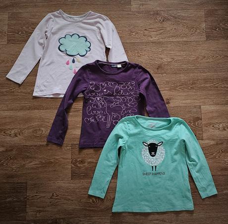Dívčí trika s dlouhým rukávem lupilu vel. 110/116, lupilu,116