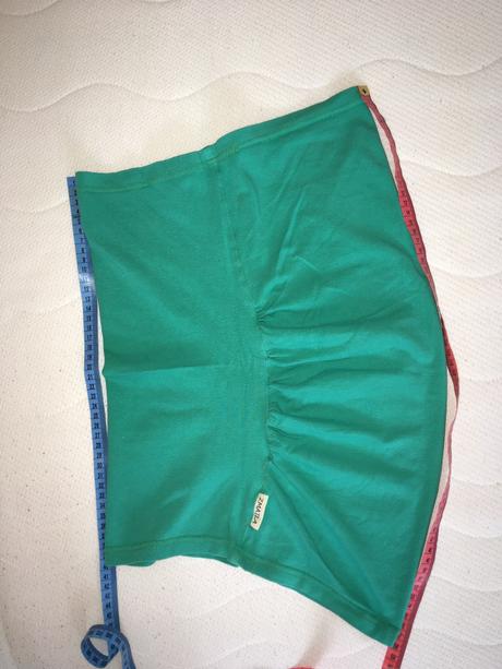 Těhotenské tílko bez ramínek - zelené (vel. s), s