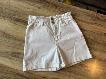 Bílé riflové šortky, pepco,36