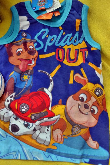 Set patrola v.98-104,bačkory/boty,tričko,kšiltovka, 104–116 / 86–98