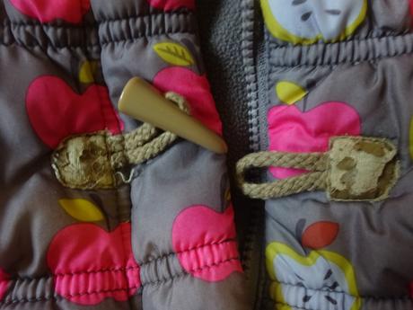 Zimní bunda s jablíčky, vel. 92, next,92