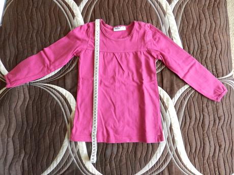 Triko dlouhý rukáv červené, okay,98