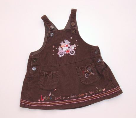 P533 manšestrová sukně s laclem vel. 56, mothercare,56