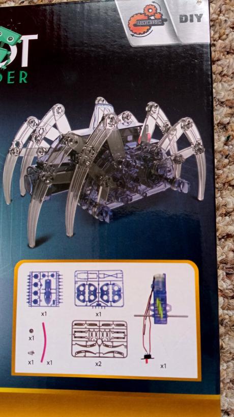 Spider robot - do it yourself - nové, 