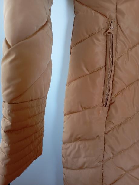 Vyúžená prošívaná zimní bunda s kapucí, gate,s