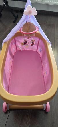 Baby born postýlka na kolečkách pro panenku, 