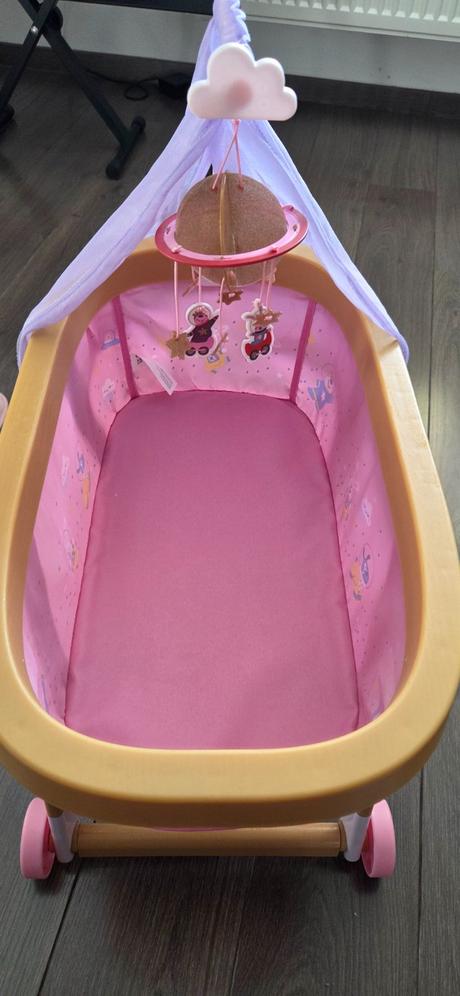Baby born postýlka na kolečkách pro panenku, 