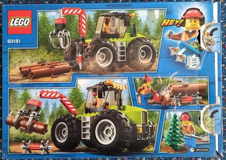 Lego city 60181 - forest tractor., 