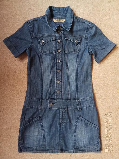 Šaty riflové zn."dromedar" vel."m", dromedar,m