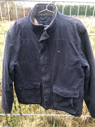 Zimní bunda kabát modrá unisex xl tommy hilfiger, tommy hilfiger,xl