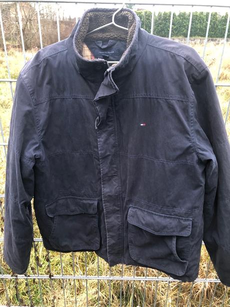 Zimní bunda kabát modrá unisex xl tommy hilfiger, tommy hilfiger,xl