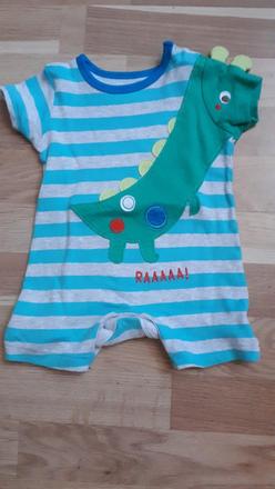 Letní overal s dinosaurem, mothercare,68