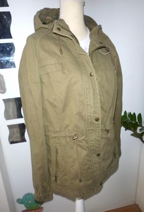 Khaki parka na vel.m-l, l