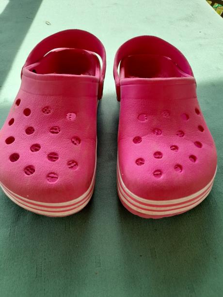 Růžové kroksy  crocks boty,sandále gumové, 31