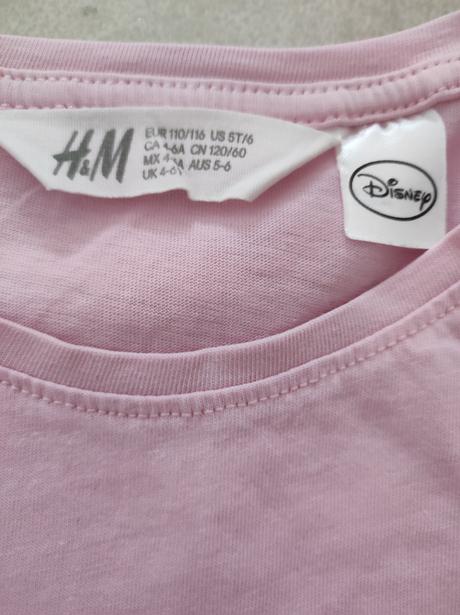 Trika frozen vel. 110-116, h&m,110