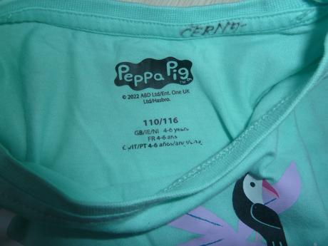 Letní pyžamo peppa pig, lupilu,110