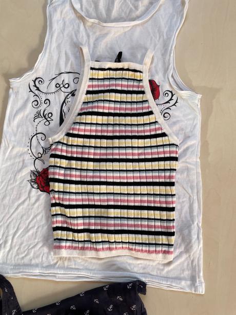 Set 3 tílek, vel xxs-xs, esmara,xs