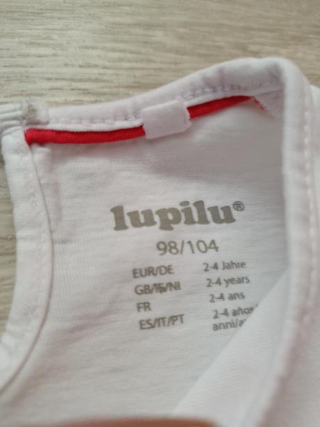 Trička 98-104, lupilu,98