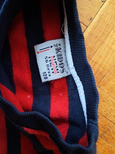 Pruhovaná mikina, 128