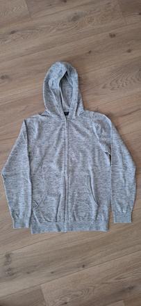 Světle šedý chlapecký svetr next vel. 164, next,164