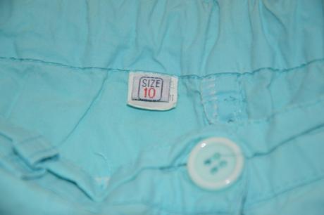 128 134 bavlněné delší kraťasy s regulací v pase, 128