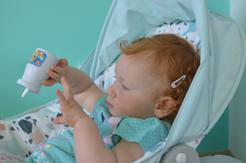 Fisher-Price sedátko od miminka po batole Terrazzo se stříškou