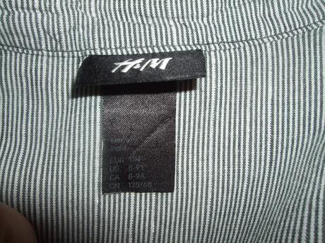 Pruhovaná tunika h&m, h&m,128