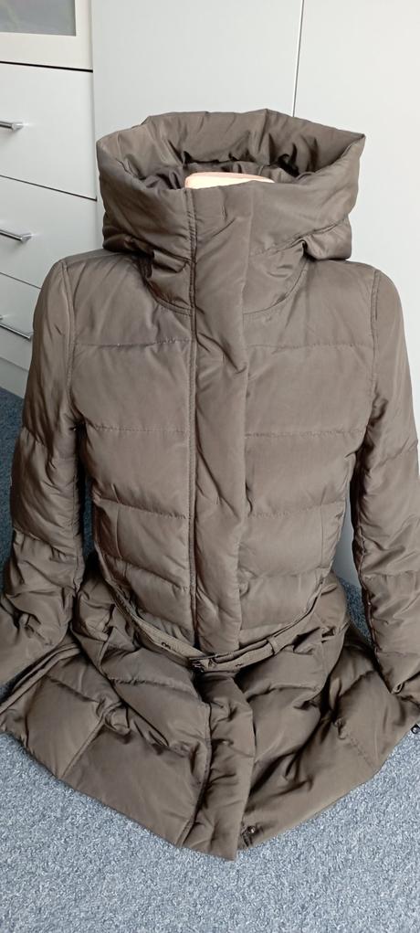 Khaki kabát zn."zara basic" vel."m", zara,m