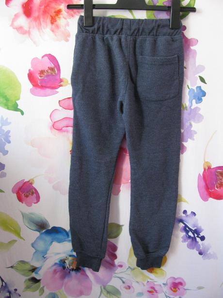 Dětské modré bavlněné tepláky zara, zara,128