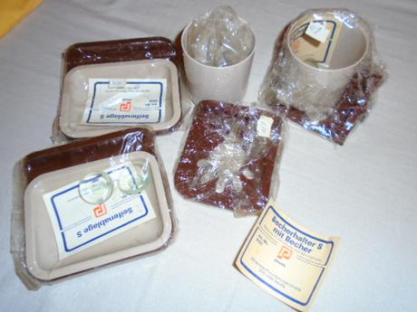 Retro sada koupelna béžová, 