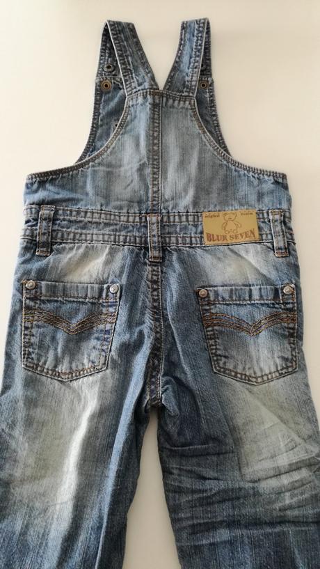 Laclové riflové kalhoty, 74