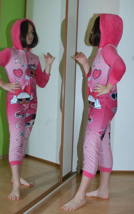 Chlupatý hebký dívčí overal lol surprise, 122