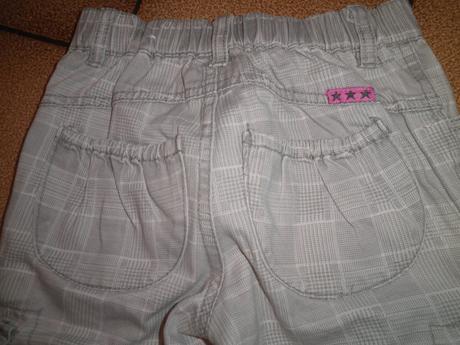 Plátěné, pevné kalhoty, dopodopo,98