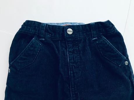Manžestrové kalhoty modré - v.12/18 měs, marks & spencer,86