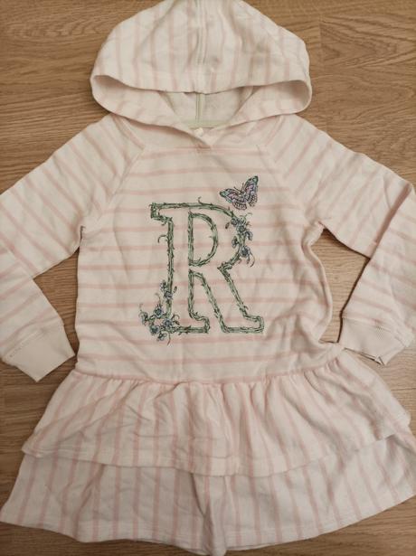 Pruhované šaty h&m vel.98/104, h&m,98