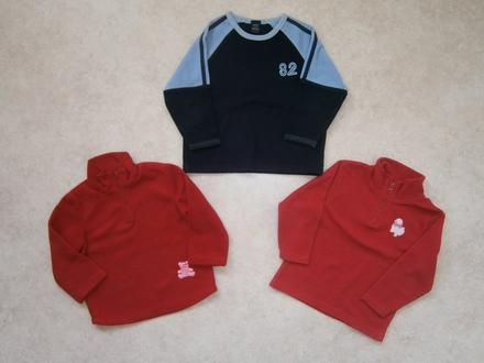 Fleecová mikina, vel. 98, 30 kč /ks, next,98