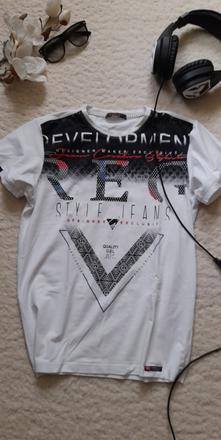 Red down juniorské stylové tričko, s