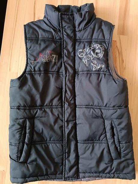 Prošívaná teplá vesta, c&a,140