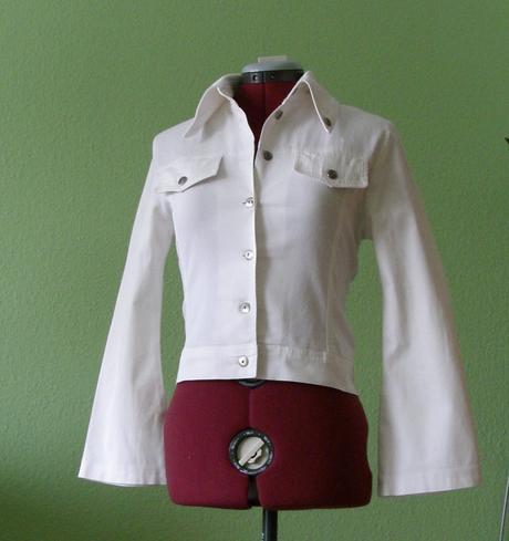 Bílá tenká džíska nebo košile vel.34, xs