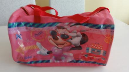 Sportovní taška minnie mouse růžová,